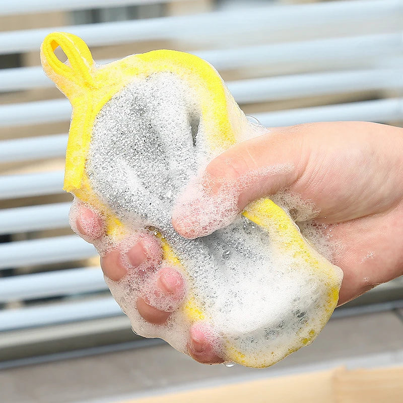 Double Side Dishwashing Sponge Pan Pot Dish Wash Sponges