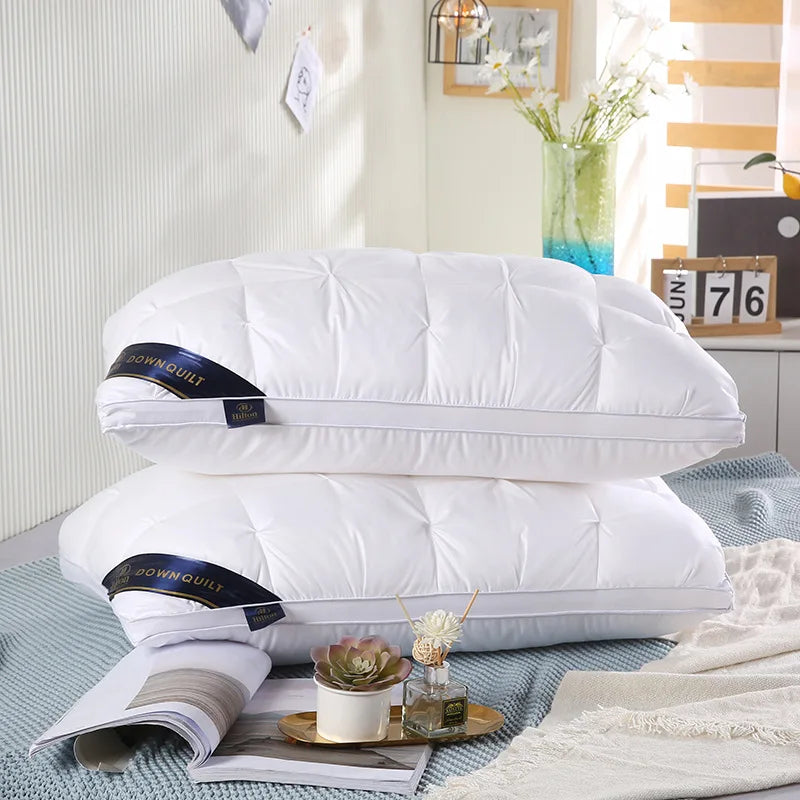 2-Piece Sleep Pillow Set,  Suitable for Back, Stomach, or Side Sleeping Luxury Hotel Pillows
