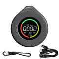 Mini Carbon Monoxide Detector Travel 3-in-1 Portable Temp/Humi/ 120 Hour Standby Chargeable