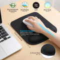 9x8.26in Ergonomic Mouse Pad with Wrist Rest
