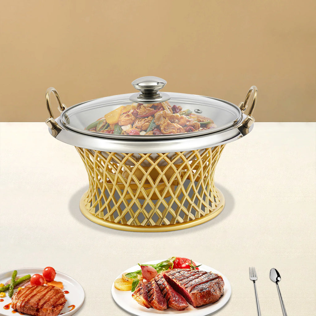 Buffet Chafing Dish, Round Chafing Dish, Chafing Dish With Lid