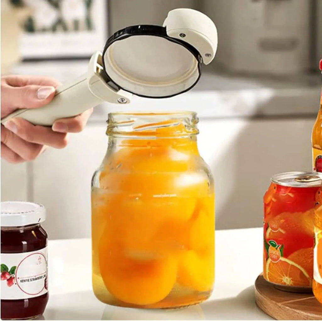 Retractable Bottle Opener - Adjustable Multifunctional Can Opener Jar Lid Gripper
