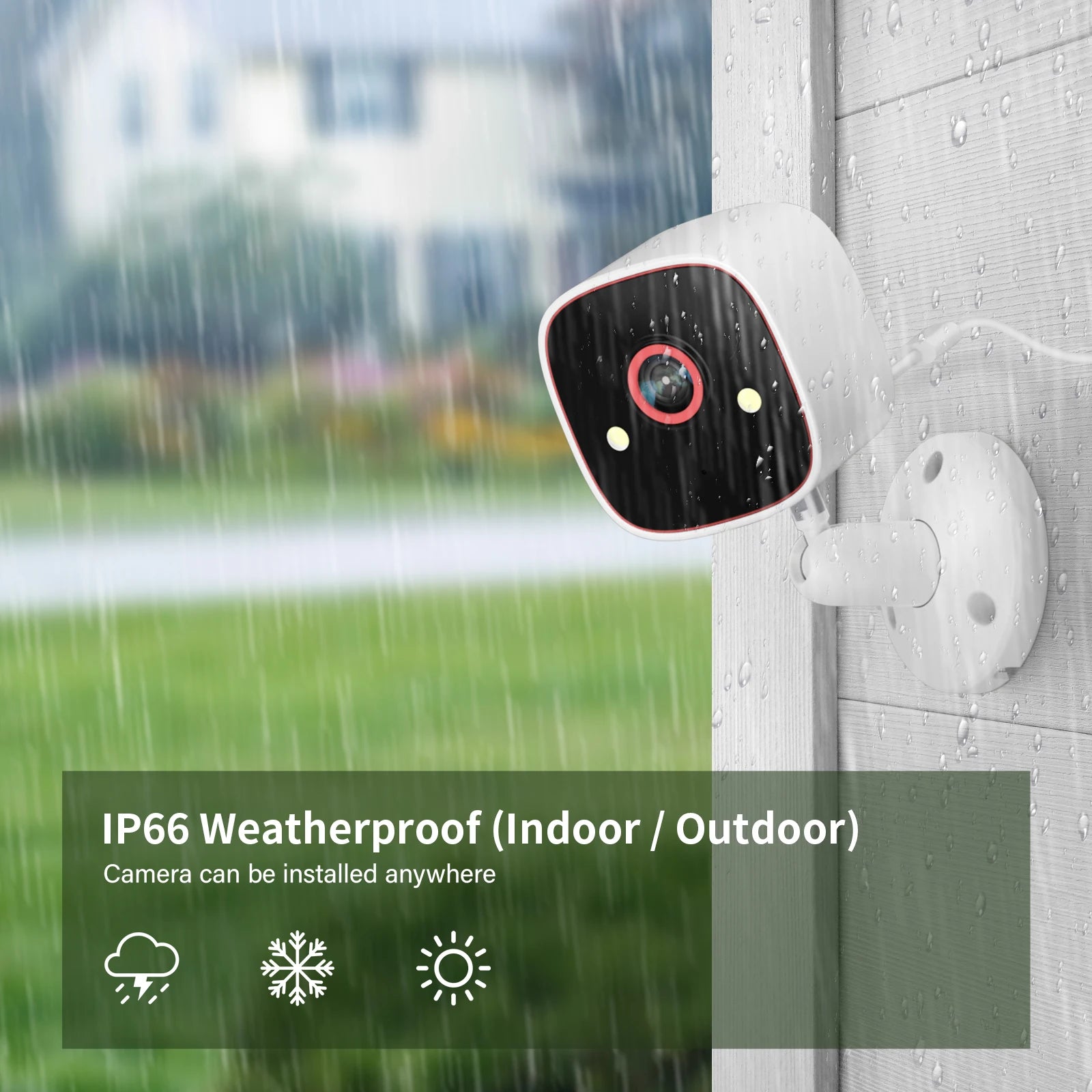 Jennov Outdoor/Indoor Security Cameras 2K Wireless