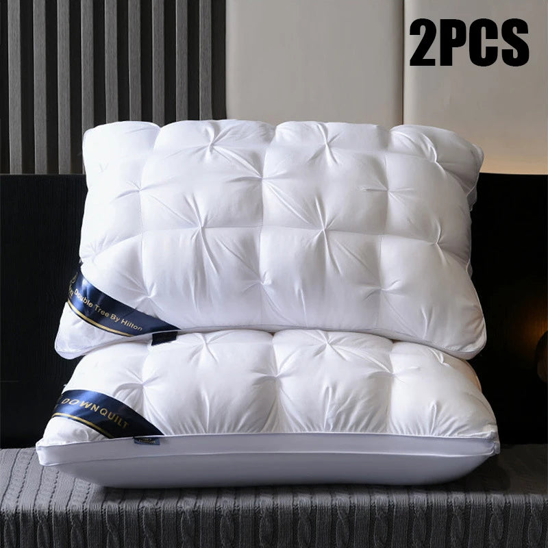 2-Piece Sleep Pillow Set,  Suitable for Back, Stomach, or Side Sleeping Luxury Hotel Pillows