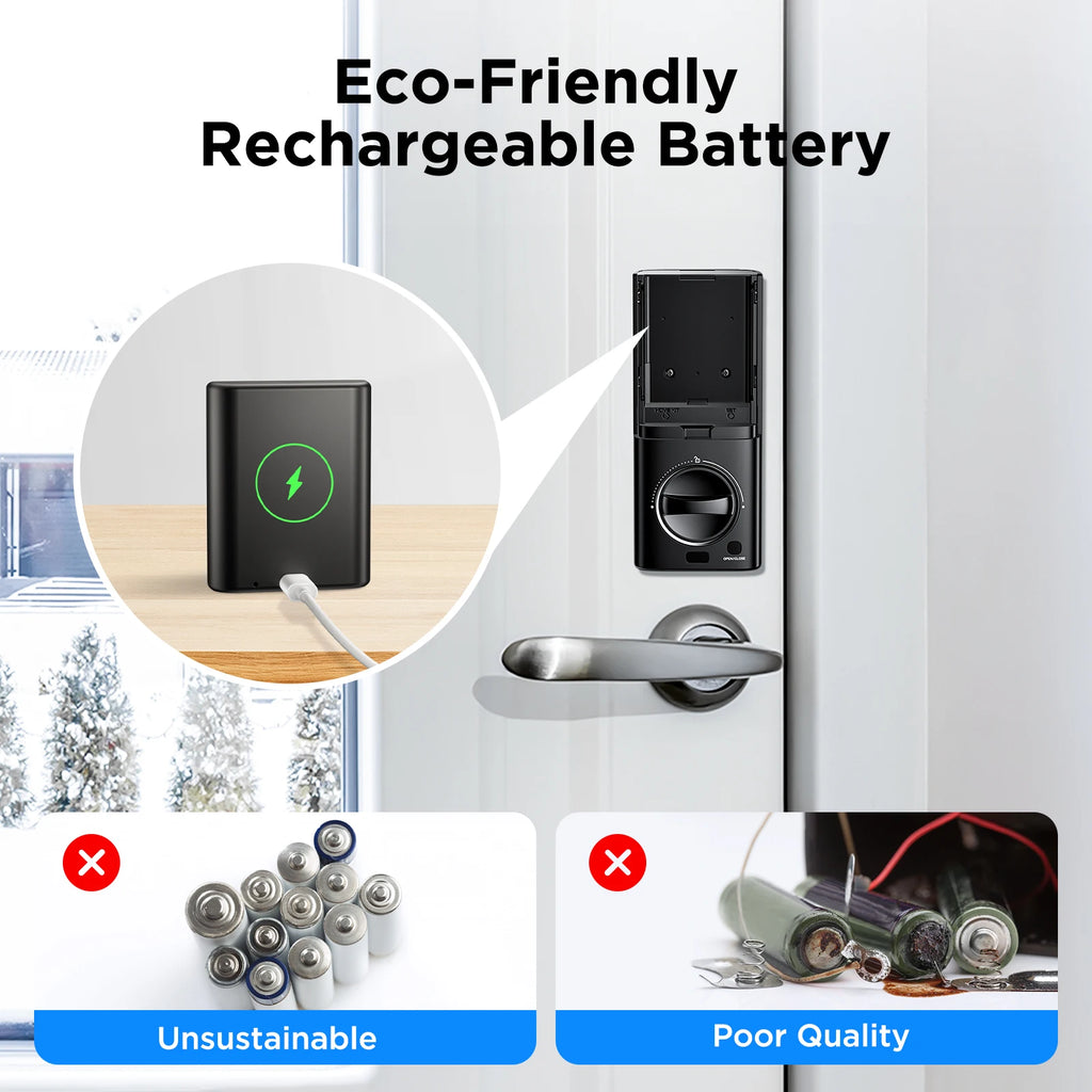 TCL Smart Lock D1 Pro Palm Vein Lock Keyless Entry Door Lock Upgraded