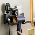 Wall Dryer Cradle  Stand Hairdryer Organizer Box Holder Shelf Bathroom Accessories