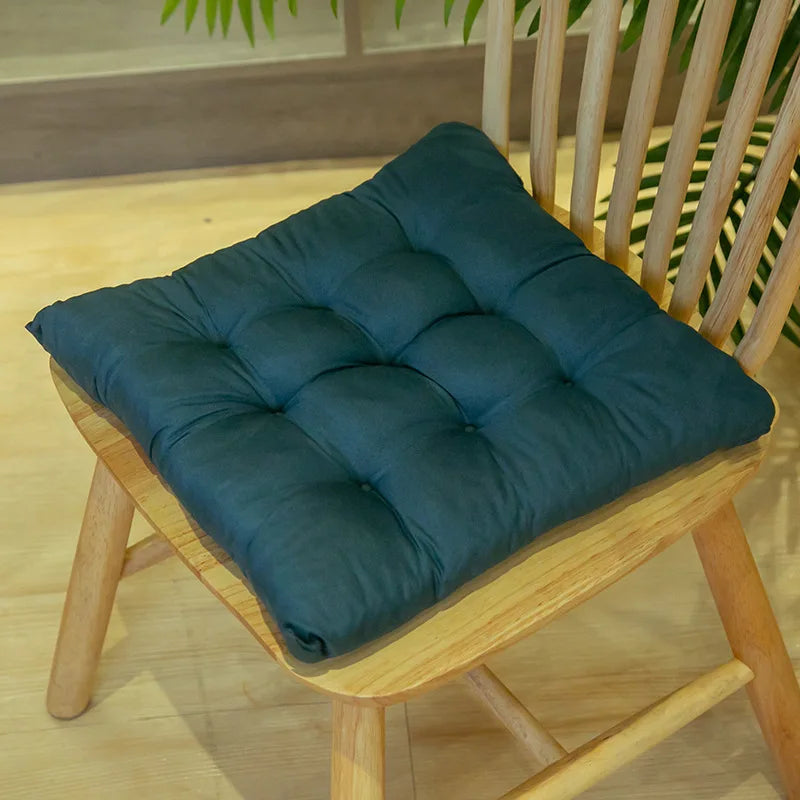 Chair Pads Cushions for Dining Chairs with Ties Square Floor Pillows