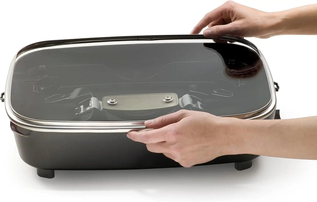 16-Inch Electric Foldaway Skillet with Nonstick Surface