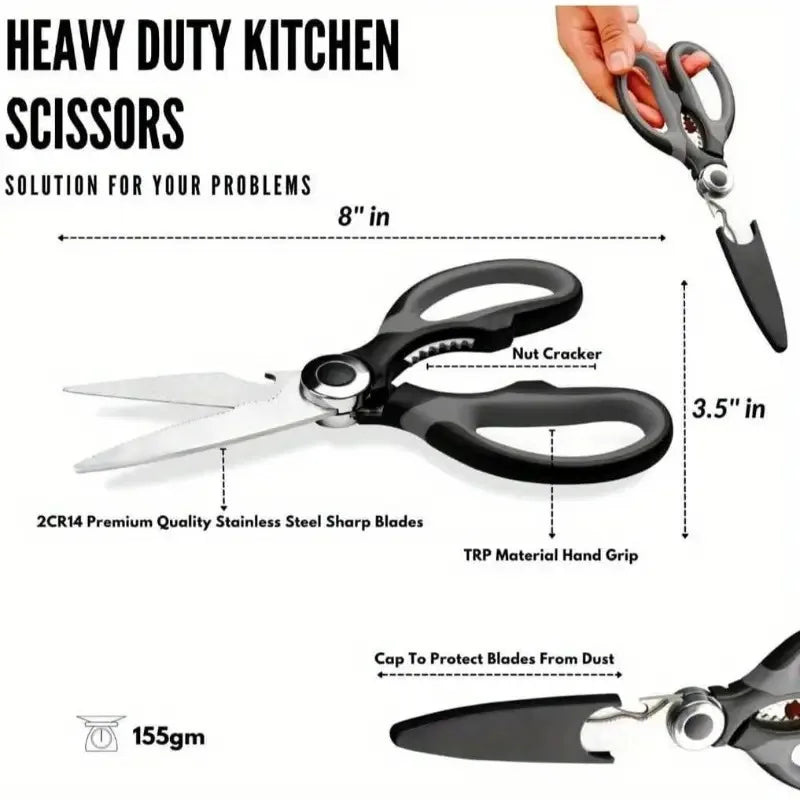 1-Pack Heavy Duty Scissors - Thanksgiving Cooking