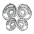 Stove Burner Drip Pans for Electric Stove Top-Compatible with Whirlpool Electric Range