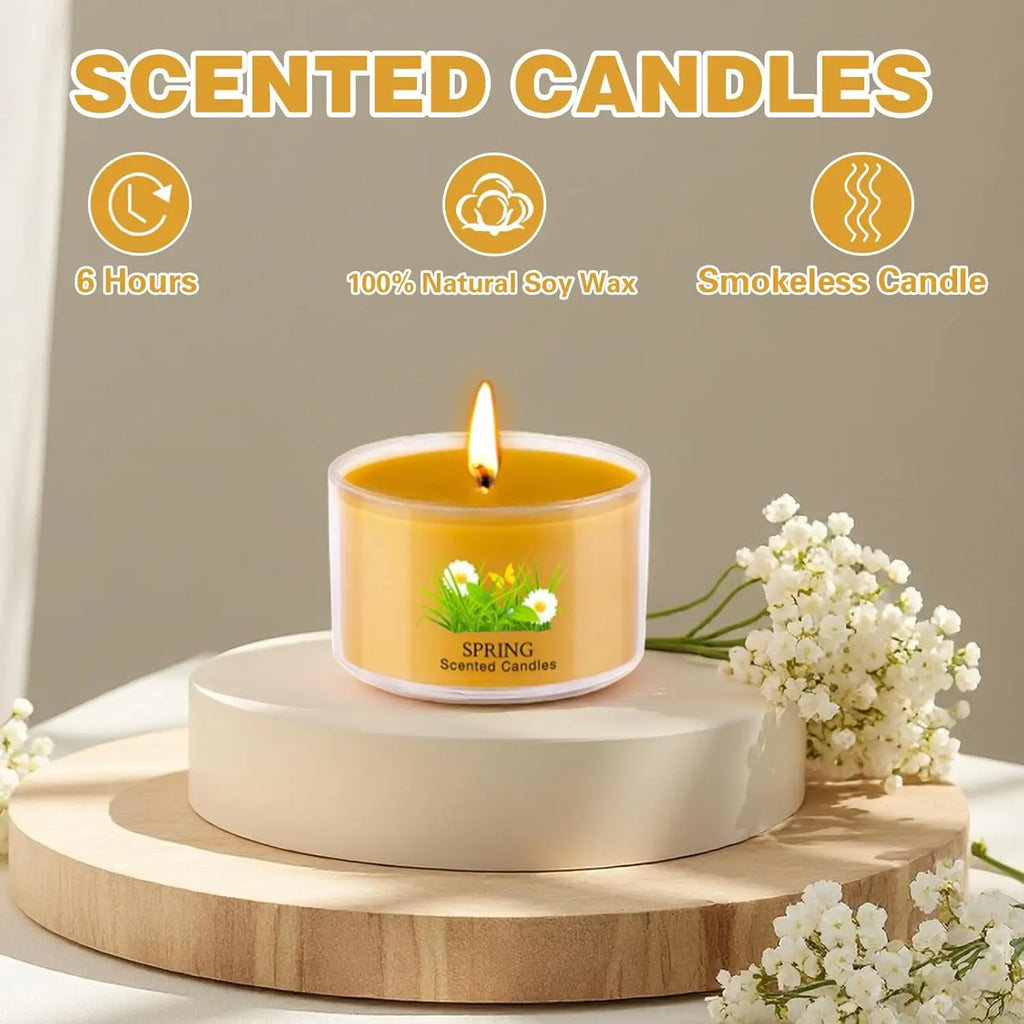 20 Pack Aromatherapy Scented Soy Candles 10 Scents 1.6oz Long-Lasting