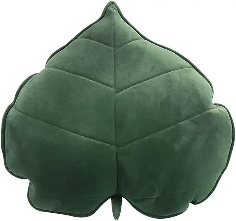 Cute Leaf Throw Pillows, Soft Plush Cushion for Home Decor