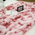 Soft, Warm, 1pc Cozy Faux Rabbit Fleece Blanket