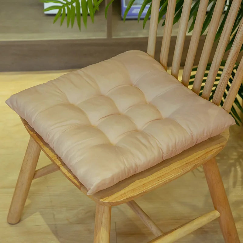 Chair Pads Cushions for Dining Chairs with Ties Square Floor Pillows