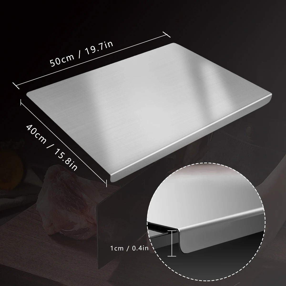 304 Stainless Steel Cutting Board Butcher