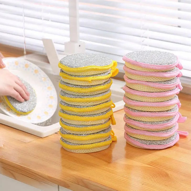Double Side Dishwashing Sponge Pan Pot Dish Wash Sponges