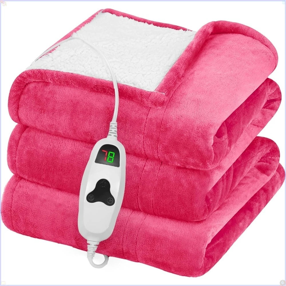 Heated Blanket Electric Throw 50"X60"