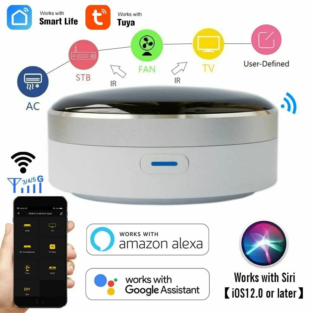 IR Remote Control Universal Infrared Home Switch Automation Voice Control