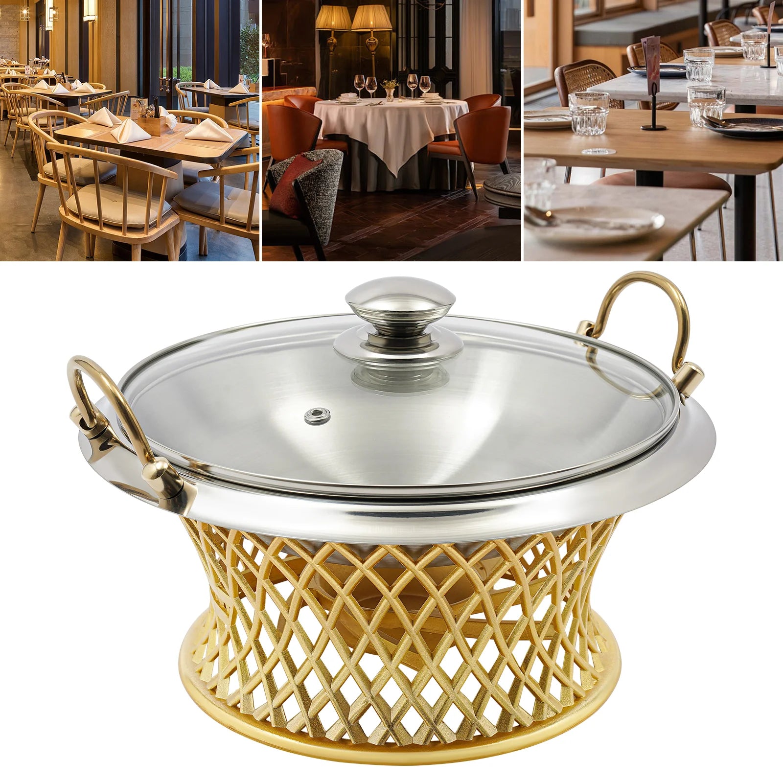 Buffet Chafing Dish, Round Chafing Dish, Chafing Dish With Lid