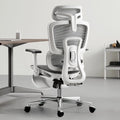 Ergonomic Mesh Office Chair with 3D Armrests, Adjustable Lumbar Support & Headrest for Home Desk