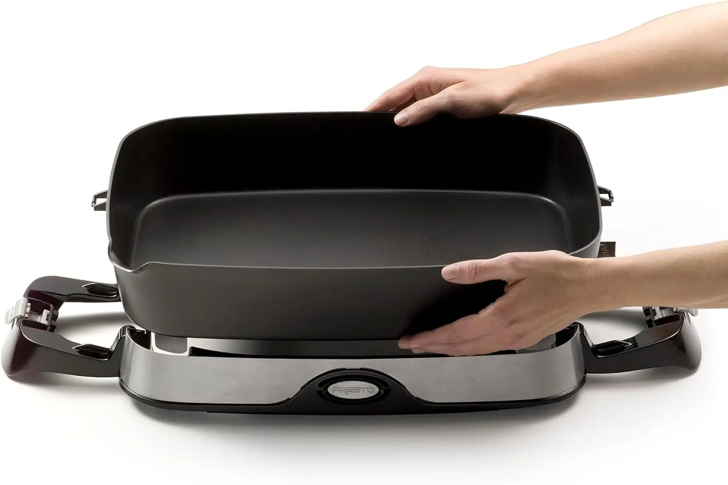 16-Inch Electric Foldaway Skillet with Nonstick Surface