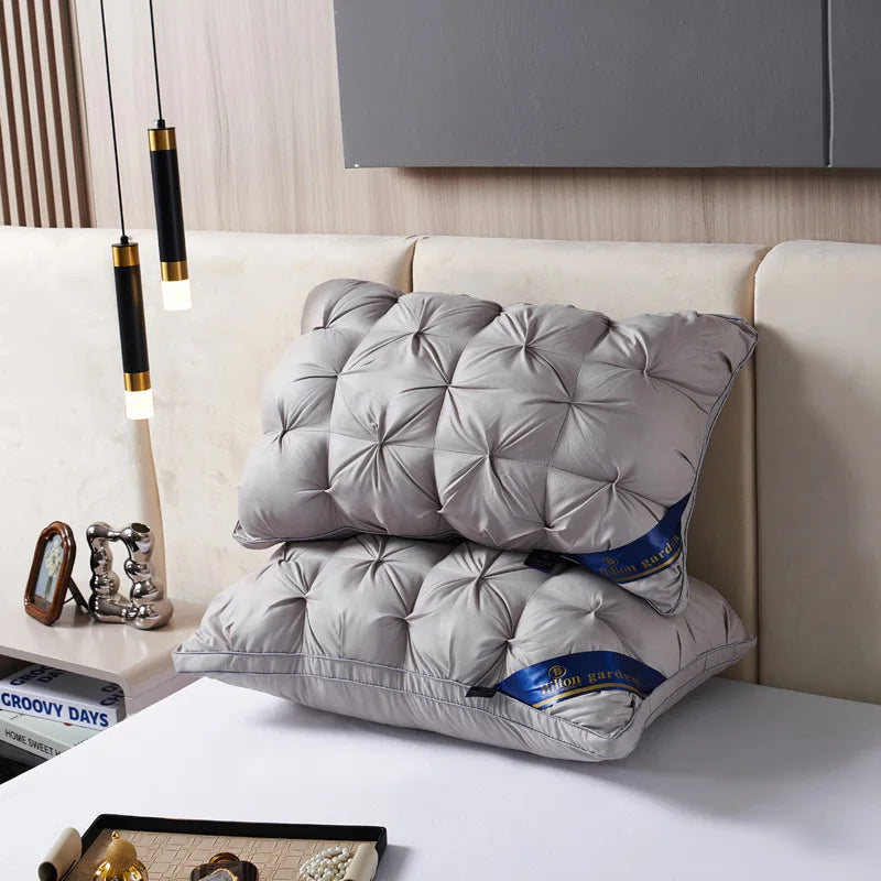 2-Piece Sleep Pillow Set,  Suitable for Back, Stomach, or Side Sleeping Luxury Hotel Pillows
