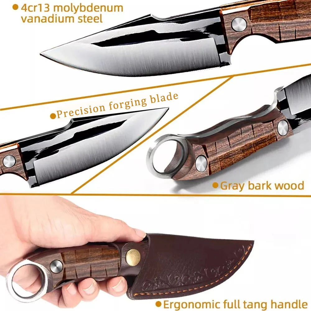3pcs Multipurpose Knife Set, Outdoor Bone Removal Special Knife