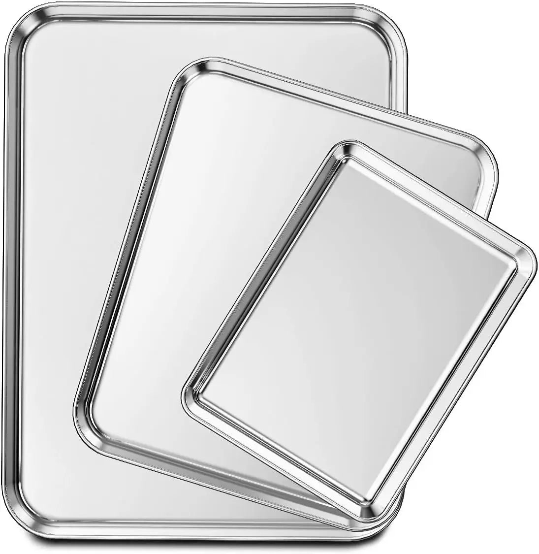 3-Piece Stainless Steel Baking Sheet Set