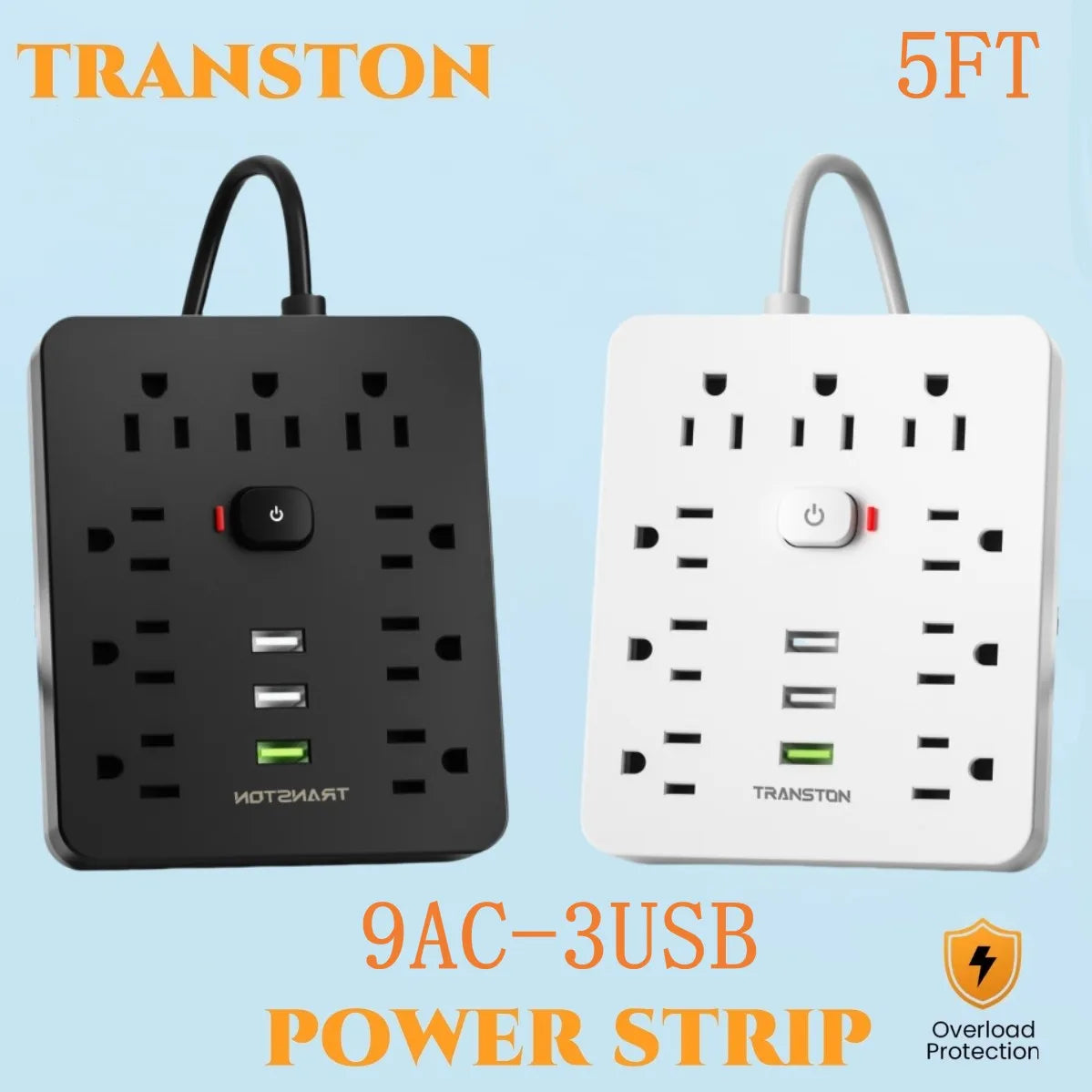 Power Strip Power Outlet with Surge Protector