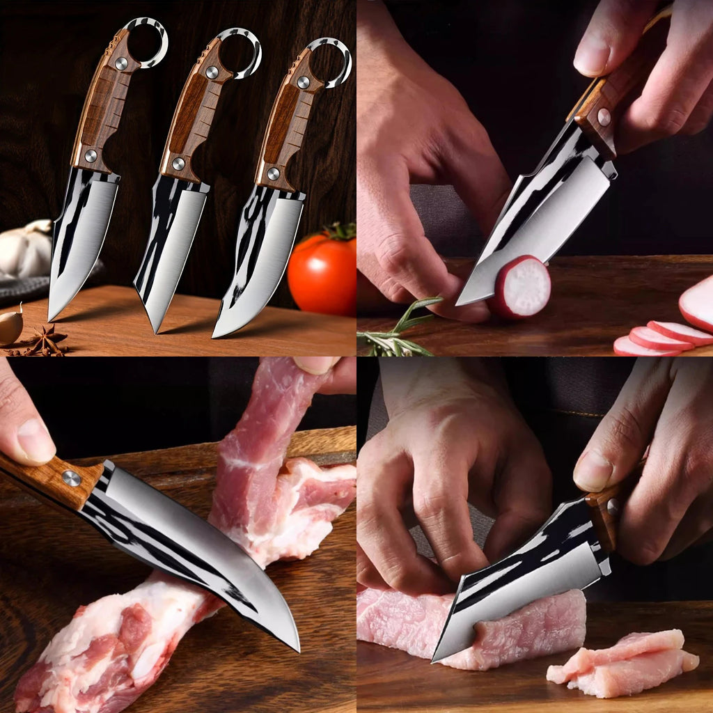 3pcs Multipurpose Knife Set, Outdoor Bone Removal Special Knife