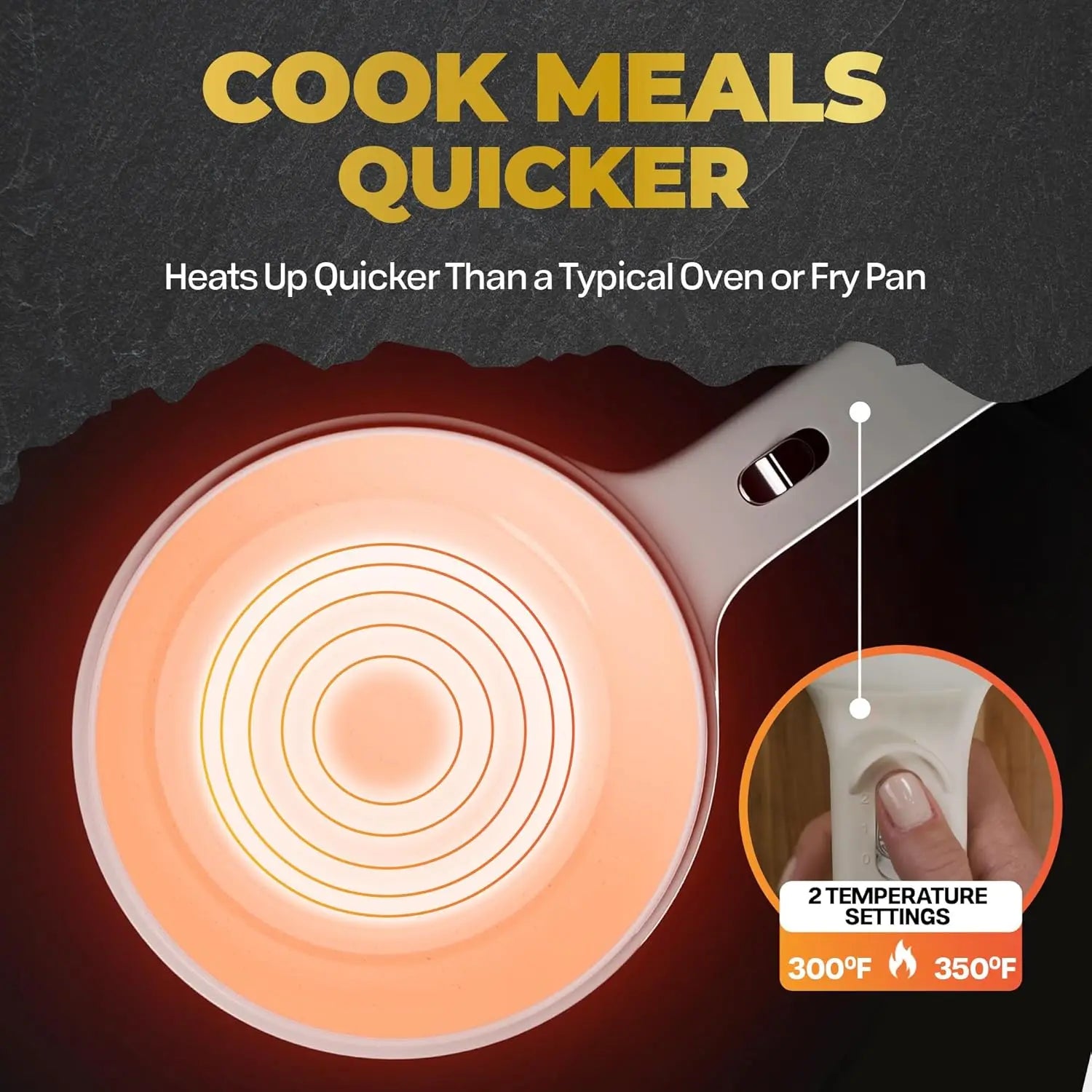 2.5L Electric Hot Pot with Lid & Steamer, Ceramic Cooker
