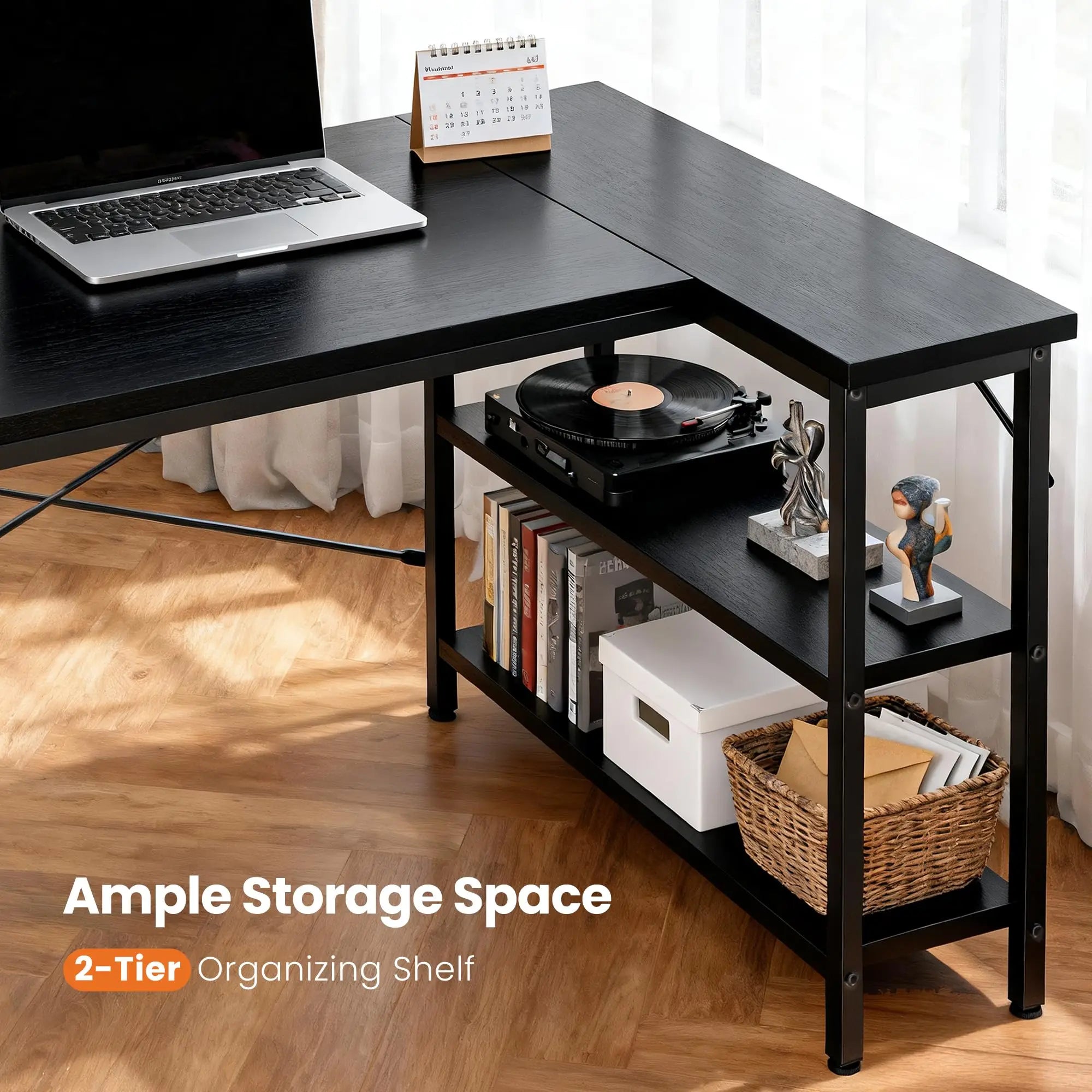 L Shaped Desk 47 Inch Computer Desk Gaming Furniture Corner Desks Home Office