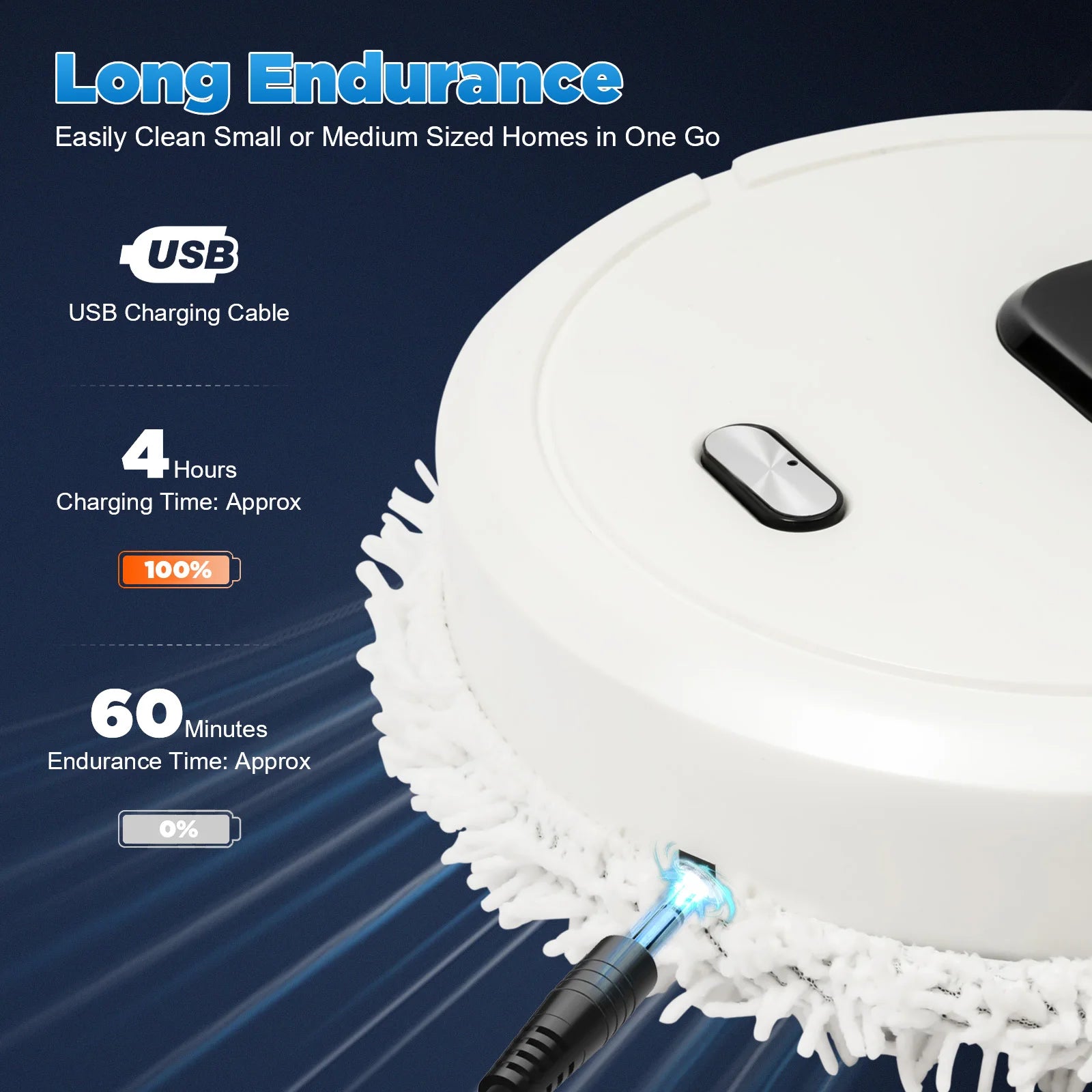 Sweeping Robot Wet and Dry Intelligent Mopping Cleaner