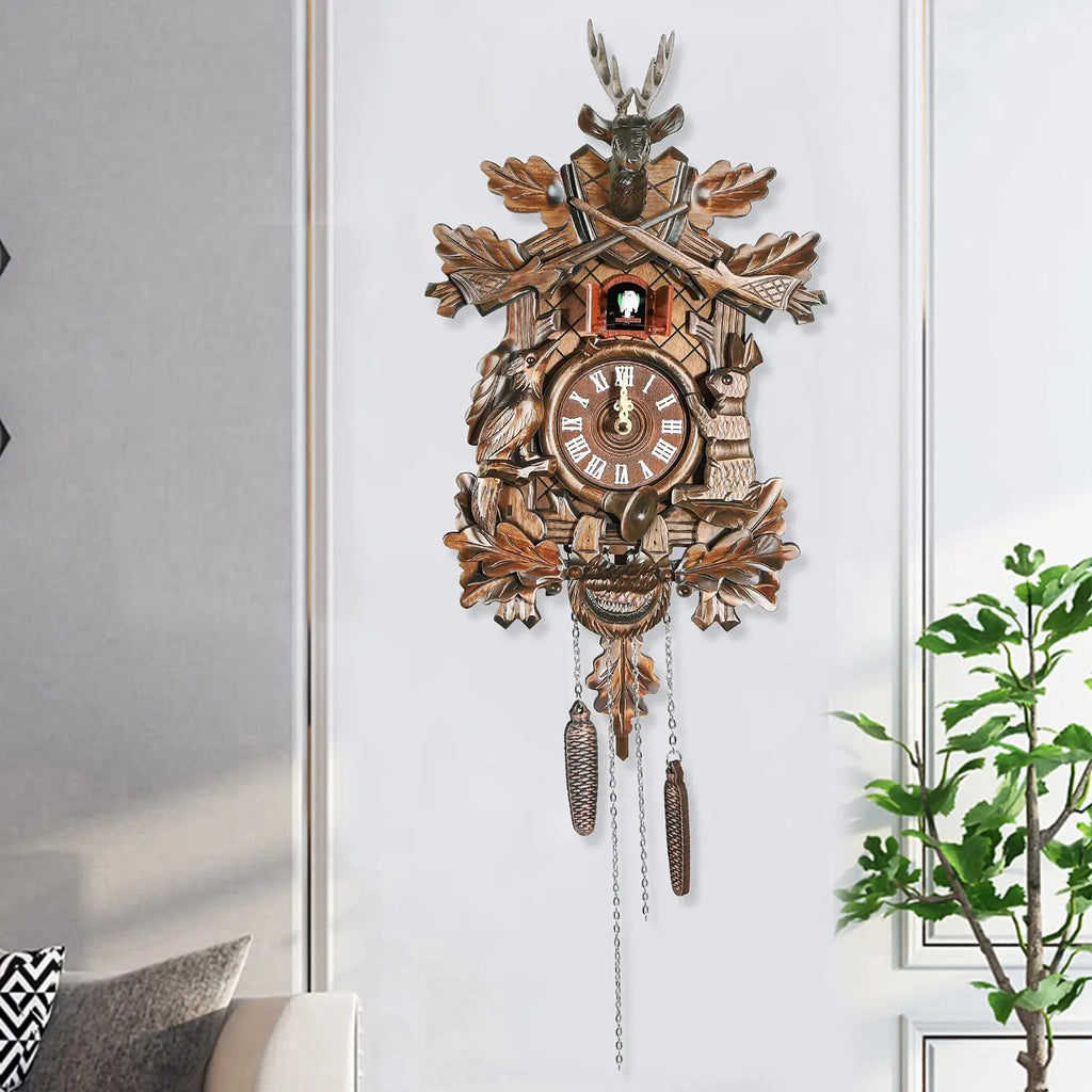 Cuckoo Wall Clock for Living Room, Bedroom, Study, Office, Gift