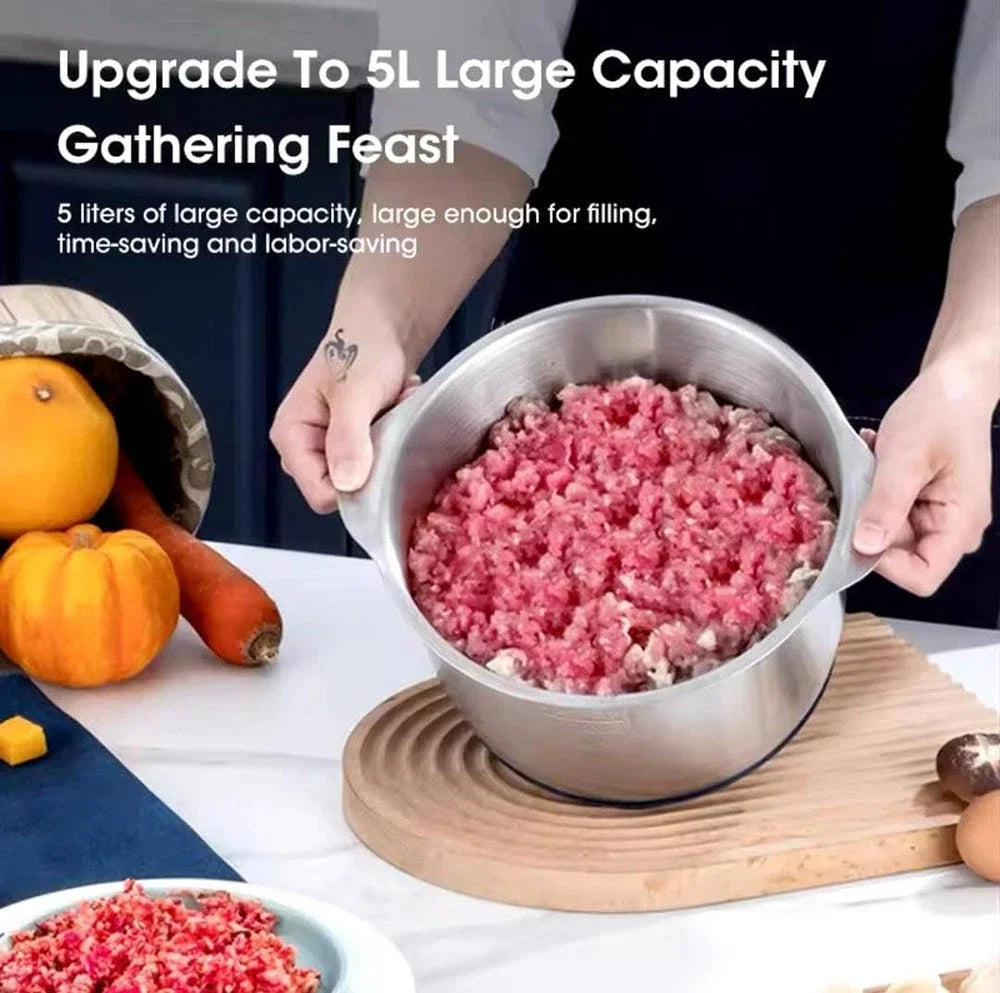 5L Electric Meat Grinders Vegetable Slicer Chopper