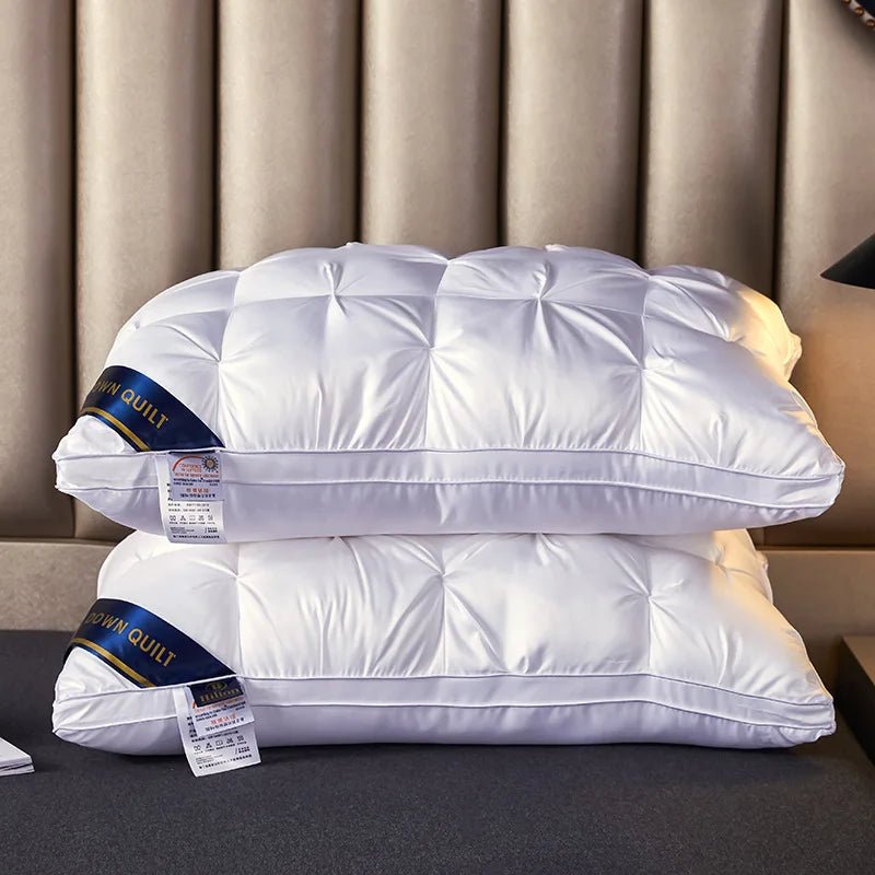 2-Piece Sleep Pillow Set,  Suitable for Back, Stomach, or Side Sleeping Luxury Hotel Pillows