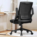 GTRACING Ergonomic Office Chair Flip-up Armrests Executive Computer Chair for Home Office Breathable Mesh Comfy Lumbar Support