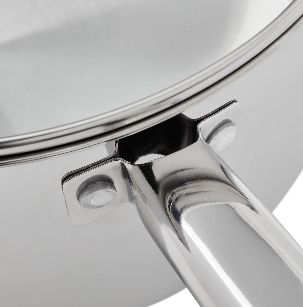 3 qt Induction Compatible Stainless Steel Saucepan with Lid