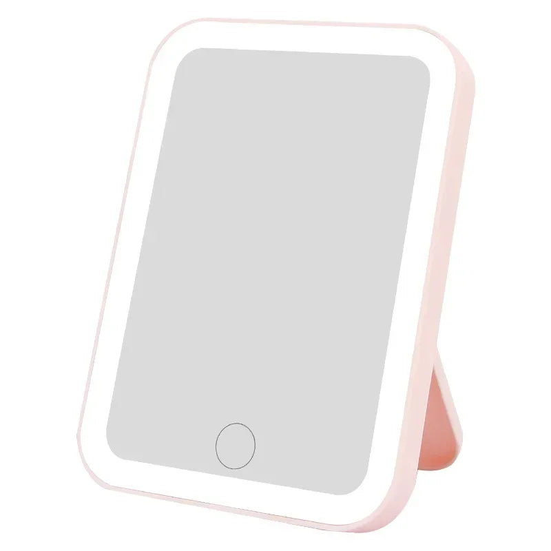 LED Smart Student Dormitory Desktop Fill Light Small Mirror