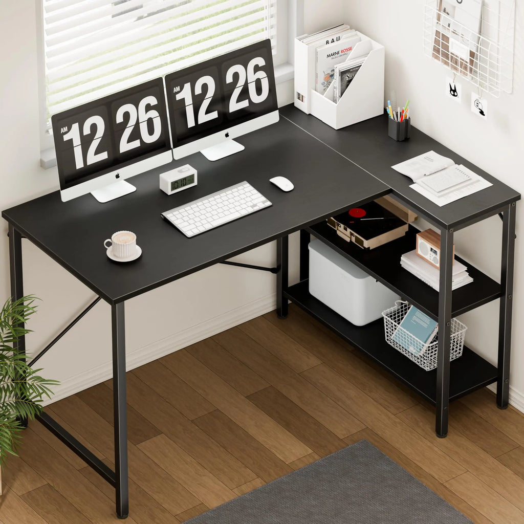 L Shaped Desk 47 Inch Computer Desk Gaming Furniture Corner Desks Home Office